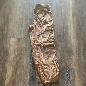 AERIE  silky Brown Cargo Pants